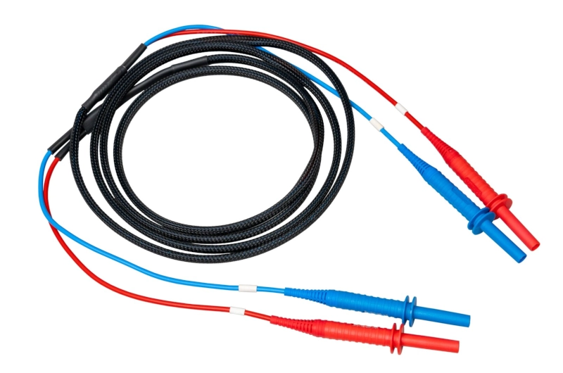 Zweiadrige Messleitung, 3m, (10/25A, CAT IV 1000V) U2/I2 (WAPRZ003DZBBU2I2CATIV)