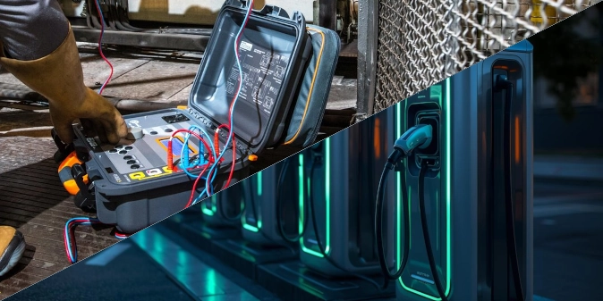 DC EV charger testing: loop impedance