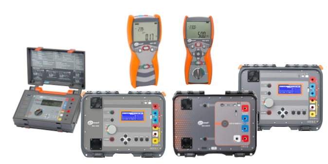 Earth fault loop impedance testers comparison - MZC series